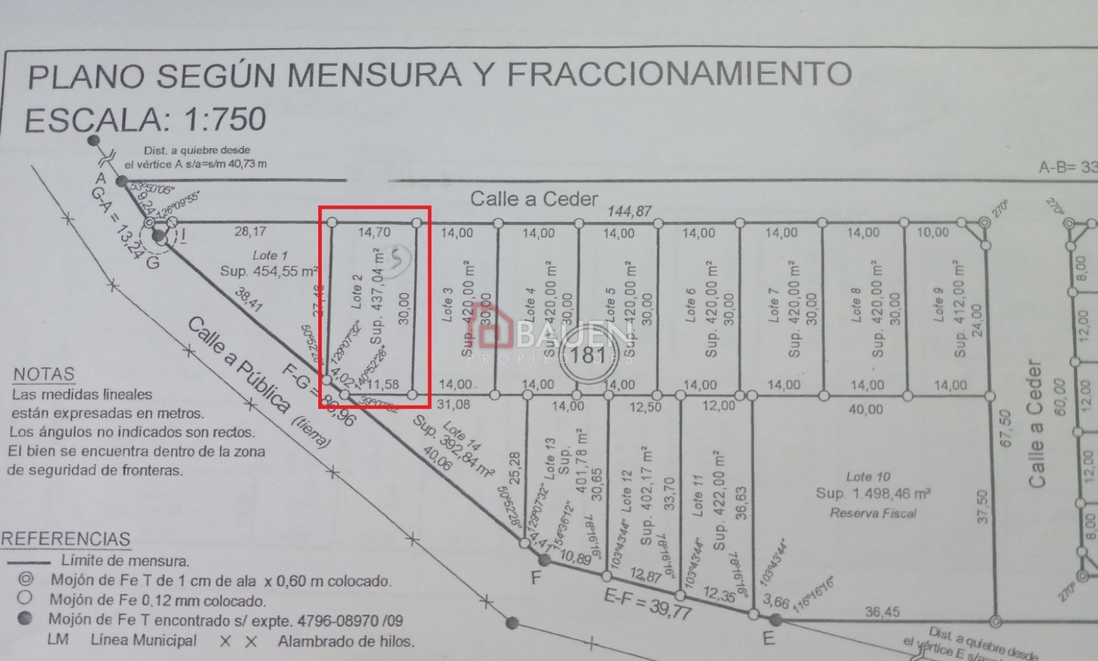 Lote cercano al rio en B° Refugio del Sol