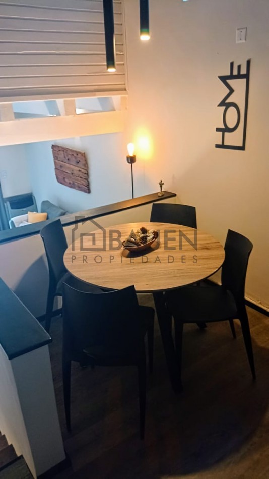Departamento tipo duplex amoblado a pocas cuadras del centro